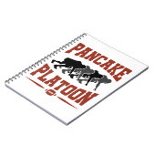 フットボール攻勢リーマンパンケーキプラトン ノートブック (左側)