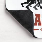 フットボール攻勢リーマンパンケーキプラトン マウスパッド (コーナー)