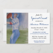 フットボール楽しいアートイベント招待状 招待状 (正面)