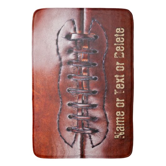 フットボール浴室アクセサリ、マットフットボール バスマット (正面縦)