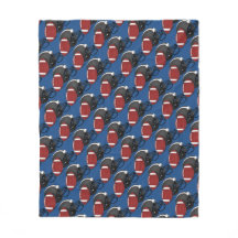 フットボール用ヘルメットおよび球のフリースブランケット