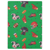 フットボール用具並びに飲食物 クリップボード (裏面)