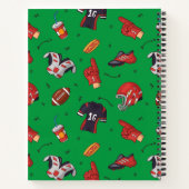 フットボール用具並びに飲食物 ノートブック (裏面)