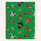 フットボール用具並びに飲食物 ノートブック (正面)