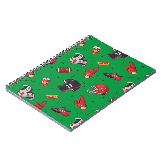 フットボール用具並びに飲食物 ノートブック (左側)