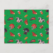 フットボール用具並びに飲食物 ポストカード (正面)