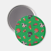 フットボール用具並びに飲食物 マグネット (正面/裏面)