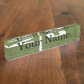 フットボール競技場20 デスクネームプレート (側面)