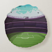 フットボール競技場 ラウンドクッション (裏面)