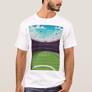 フットボール競技場 Tシャツ