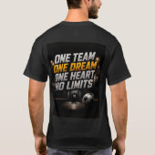 🏈 フットボール精神 一体感 チームワーク 🏈 Tシャツ (裏面)
