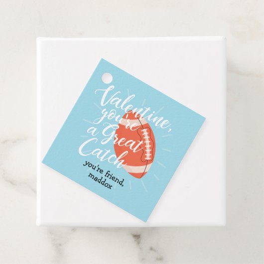 フットボール素晴らしのバレンタインをキャッチ フェイバータグ (インサイチュ)