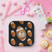 フットボール誕生日紙プレート ペーパープレート (パーティー)