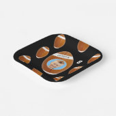 フットボール誕生日紙プレート ペーパープレート (傾斜あり)