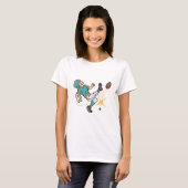 フットボール選手のキックオフ Tシャツ (正面フル)