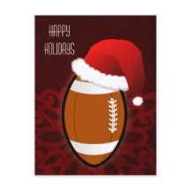 フットボール選手のクリスマスカード