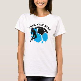 フットボール選手の女の子、誕生日プレゼント、チーム Tシャツ
