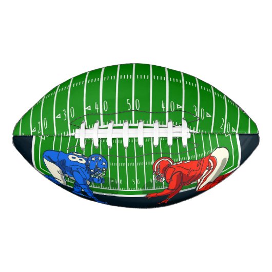 フットボール選手オンフィールド アメリカンフットボール (正面)