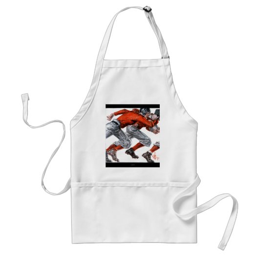 フットボール選手 スタンダードエプロン (正面)