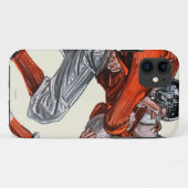 フットボール選手 Case-Mate iPhoneケース (裏面(横))