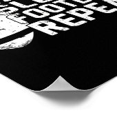 フットボール食べ選手スリープサッカーリピーターLove Foo ポスター (角)