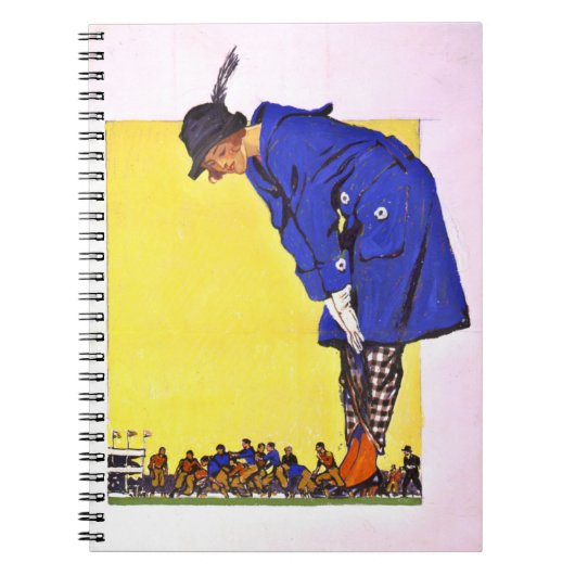 フットボール1900年対作って下さい ノートブック (正面)