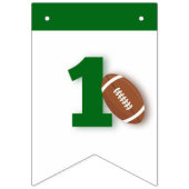 フットボール1st誕生日パーティーハッピーバースデー バンティングフラッグ (第1の旗)