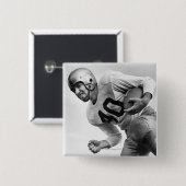 フットボール3を遊んでいる人 缶バッジ (正面&裏面)