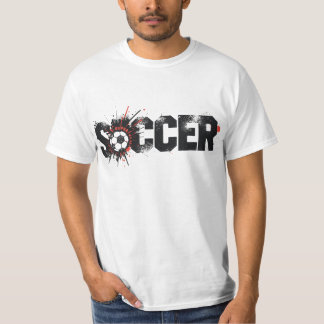 フットボール・イズ・ライフ - モダンサッカー タイポグラフィーデザイン Tシャツ
