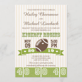 フットボール ウェディング 招待状