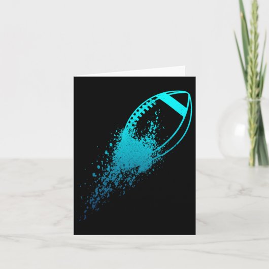 フットボール クォーターバック ラインマン ヴィンテージ フットボール プレイ カード (正面)