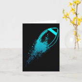 フットボール クォーターバック ラインマン ヴィンテージ フットボール プレイ カード (黄色い花)