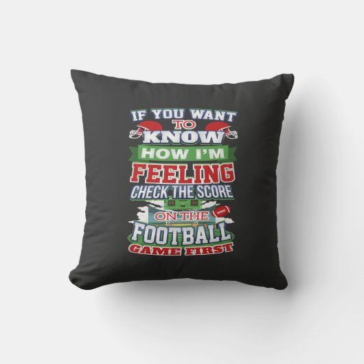 フットボール クッション (正面)