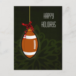 フットボール クリスマスカード シーズンポストカード