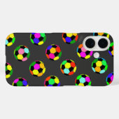 フットボール – サッカーボールパターン Case-Mate iPhoneケース (裏面 (横))
