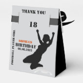 フットボール，サッカー選手ガール誕生日 フェイバーボックス (裏面サイド)