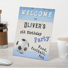 フットボール サッカー ボール スポーツ 誕生日 パーティー ウェルカム 台座サイン