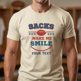 フットボール・サックスペシャリストの面白Tシャツ Tシャツ