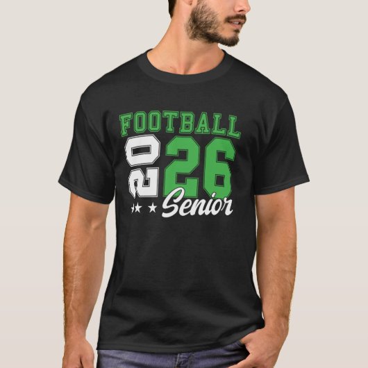 フットボール シニアの夜 2026年卒業 Tシャツ (正面)
