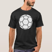 フットボール シンボル - ホワイト Tシャツ (正面)