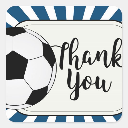 フットボール スクエアシール (正面)