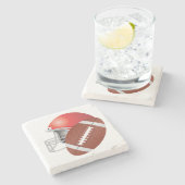 フットボール ストーンコースター (横)