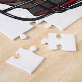 フットボール・スポーツでイノシシ ジグソーパズル (側面)