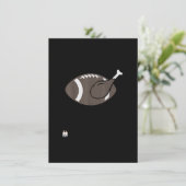 フットボール ターキー サンクスギビング 招待状 (スタンド正面)