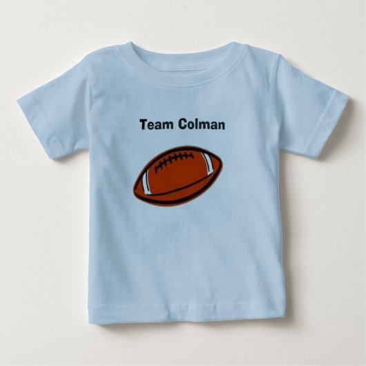 フットボール、チームColman ベビーTシャツ (正面)