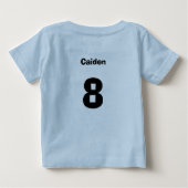 フットボール、チームColman ベビーTシャツ (裏面)