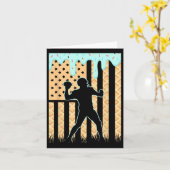 フットボール ドリップ ボーイズ アイスクリーム垂れる フットボール アメリカ カード (黄色い花)