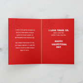 フットボール・バレンタイン・カード カード (内部)