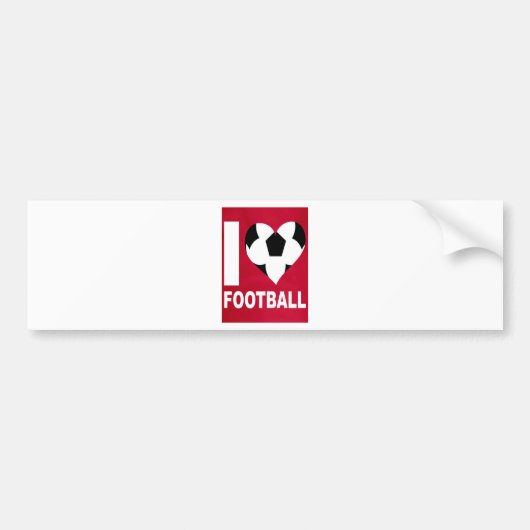フットボール バンパーステッカー (正面)