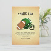 フットボール バースデーパーティー サンキューカード (スタンド正面)